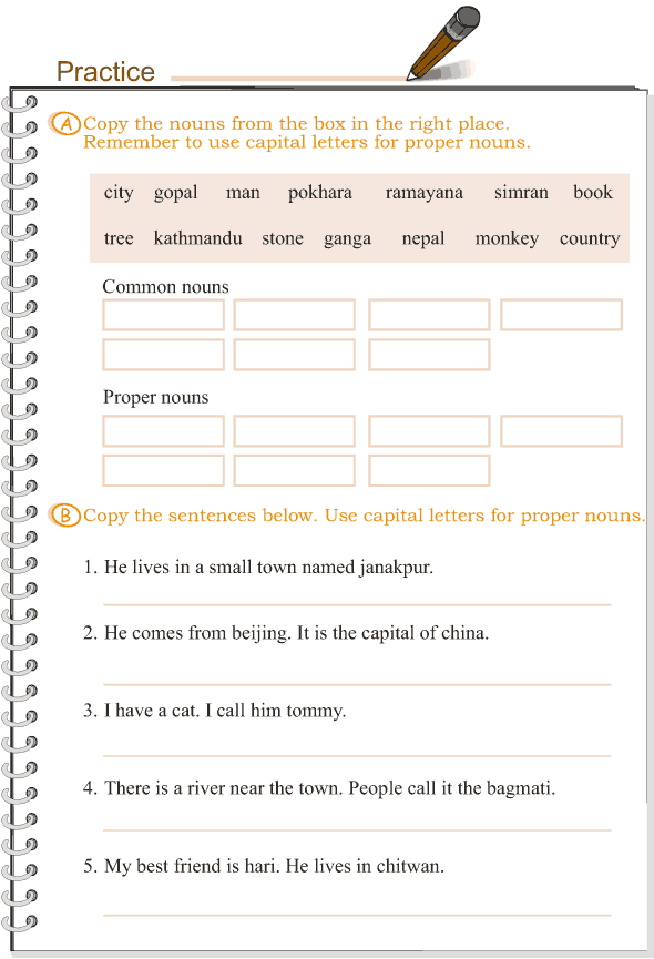Types Of Nouns Worksheet For Class 3