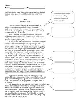 5th Grade Inference Worksheets Pdf