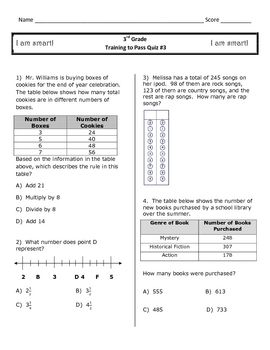 Printable 3rd Grade Math Staar Test Practice Worksheets