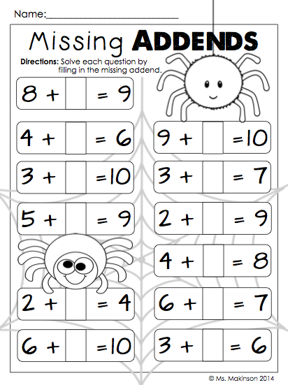 First Grade Math Worksheets For Grade 1