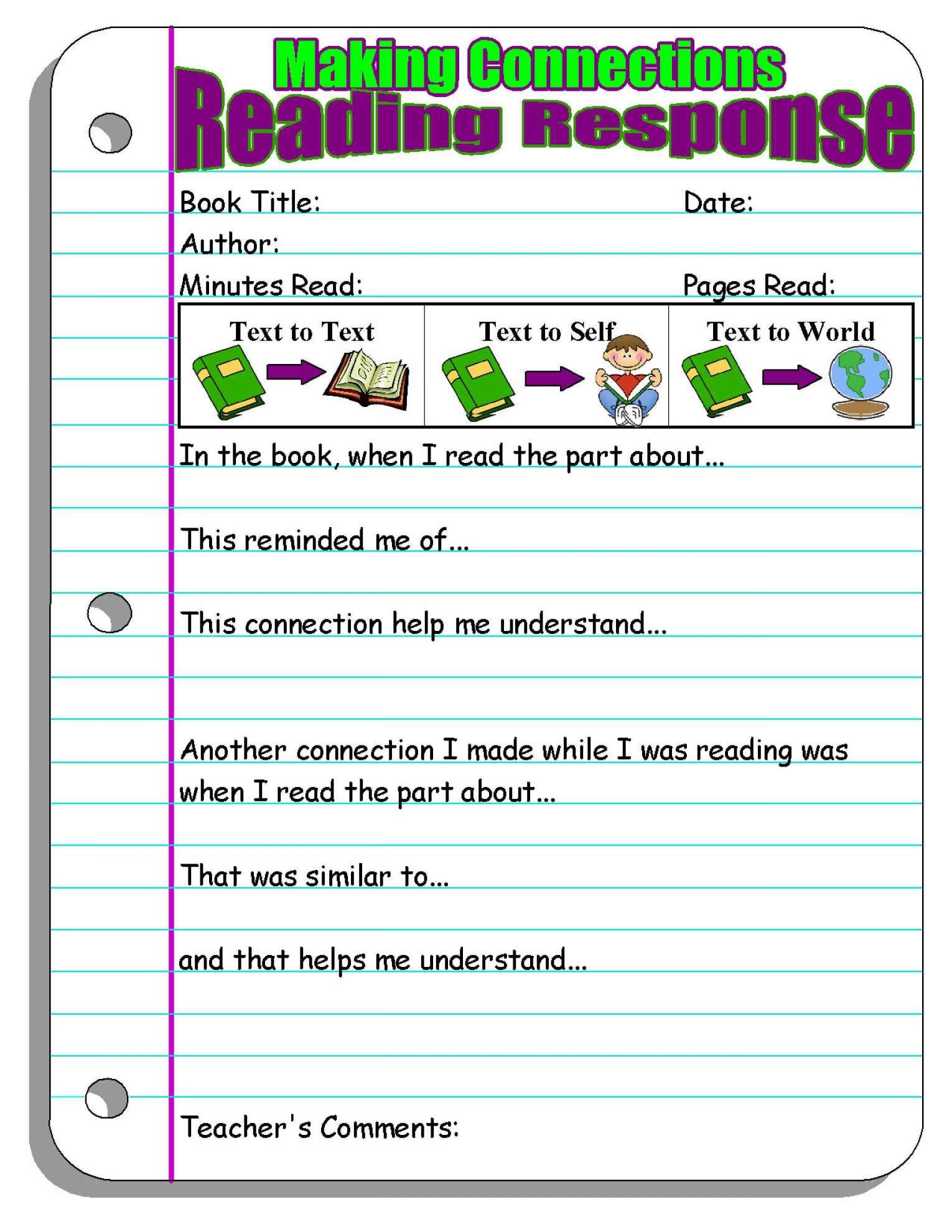 Making Connections Worksheet 3rd Grade