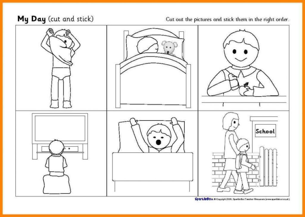 Sequencing Daily Activities Worksheets Kidsworksheetfun