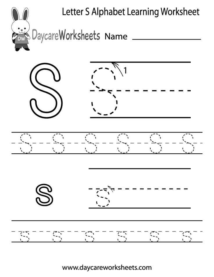 Letter S Worksheets For Preschool