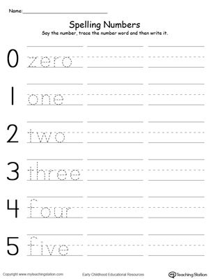 1st Grade Writing Numbers In Words Worksheets Grade 2