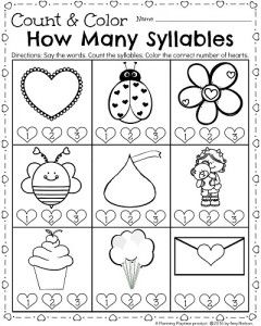 Syllables Worksheet For Preschool