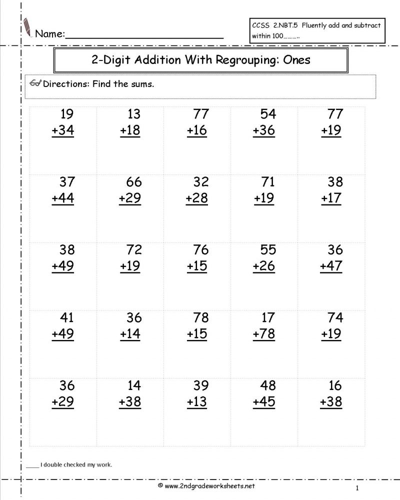 2nd Grade Basic Math Worksheets
