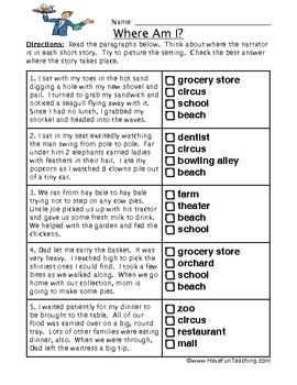 Grade 6 Inferences Worksheet 1