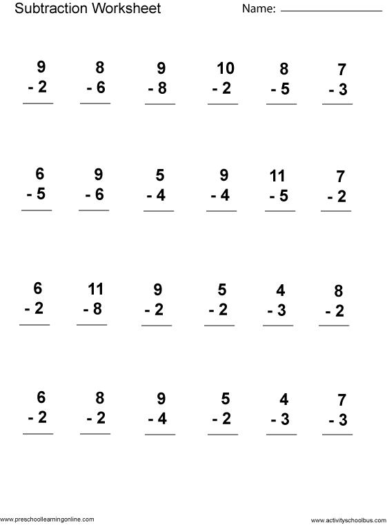 1st Grade Printable Math Worksheets Grade 2