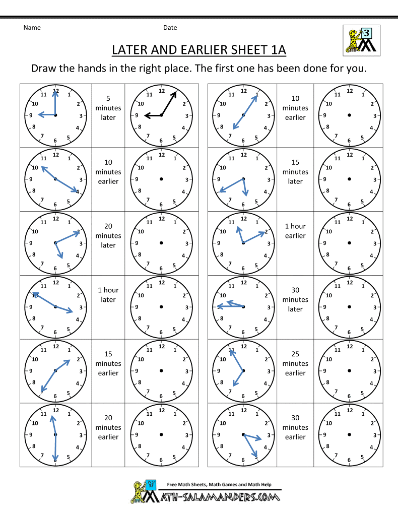 24 Hour Clock Worksheets Year 5