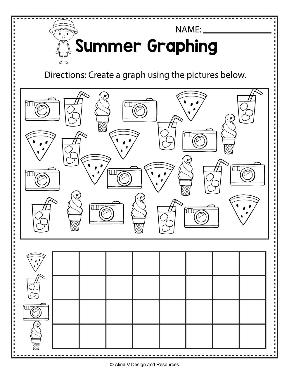 Summer Worksheets For Kindergarten