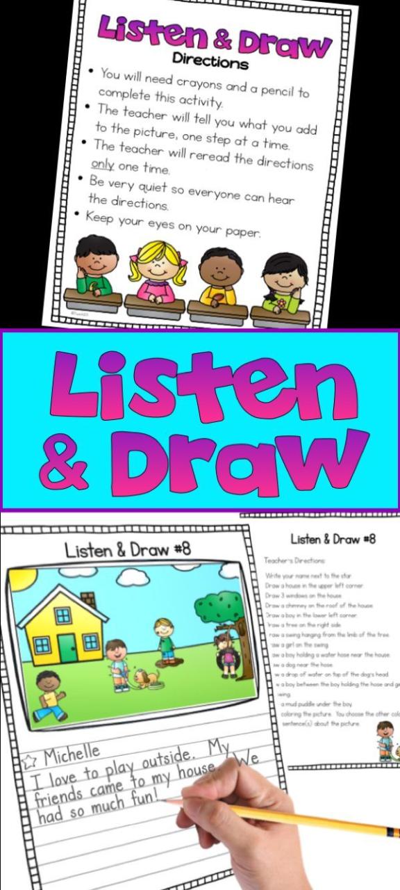 Listening Comprehension Activities For Kids