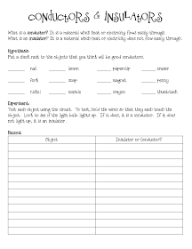 Conductors And Insulators Worksheet Answers
