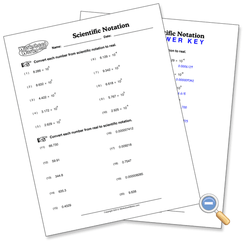 Operations With Scientific Notation Worksheet Pdf