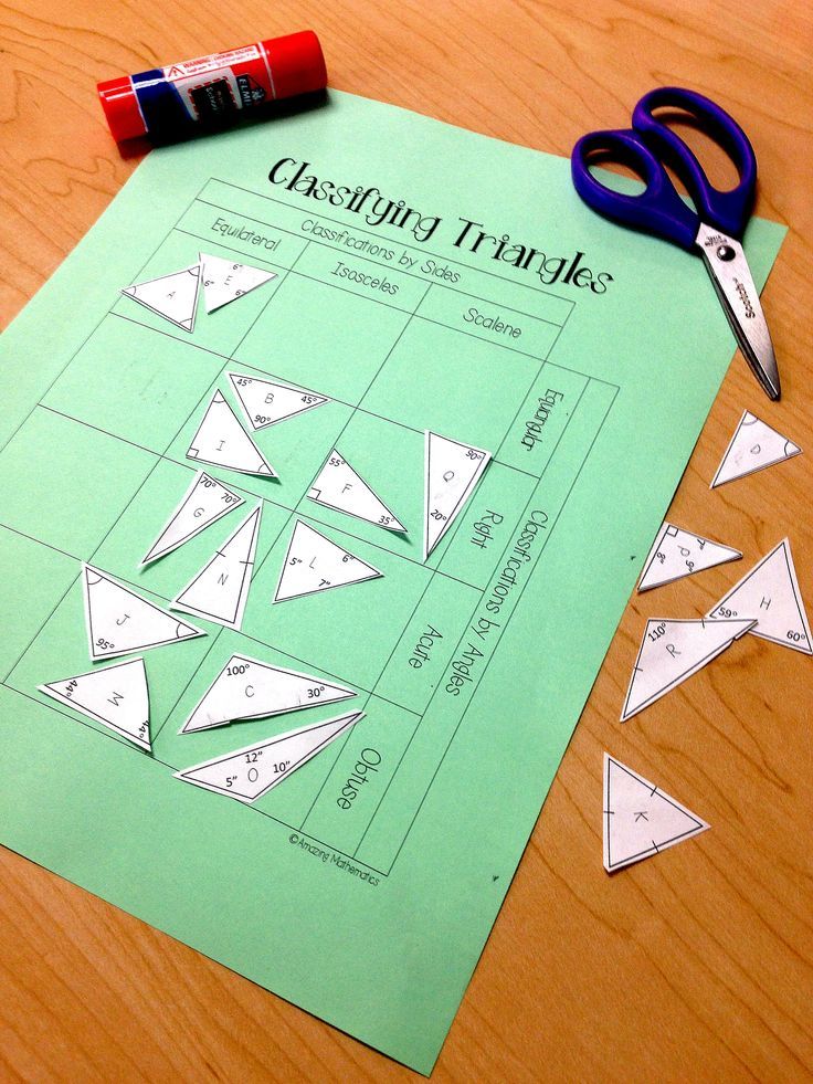 Classifying Triangles Worksheet Geometry Answers