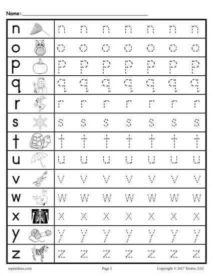 Abc Small Letters Worksheet