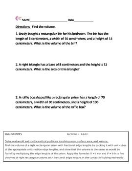 Common Core Worksheets Word Problems