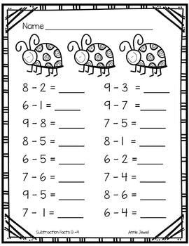 Math Worksheets For Kindergarten