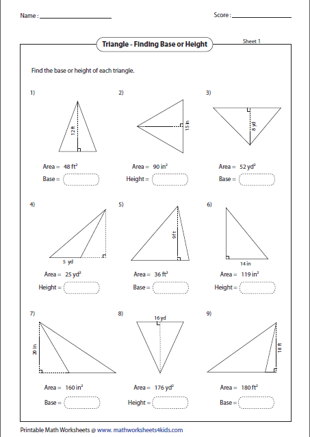 Similar Right Triangles Worksheet Doc