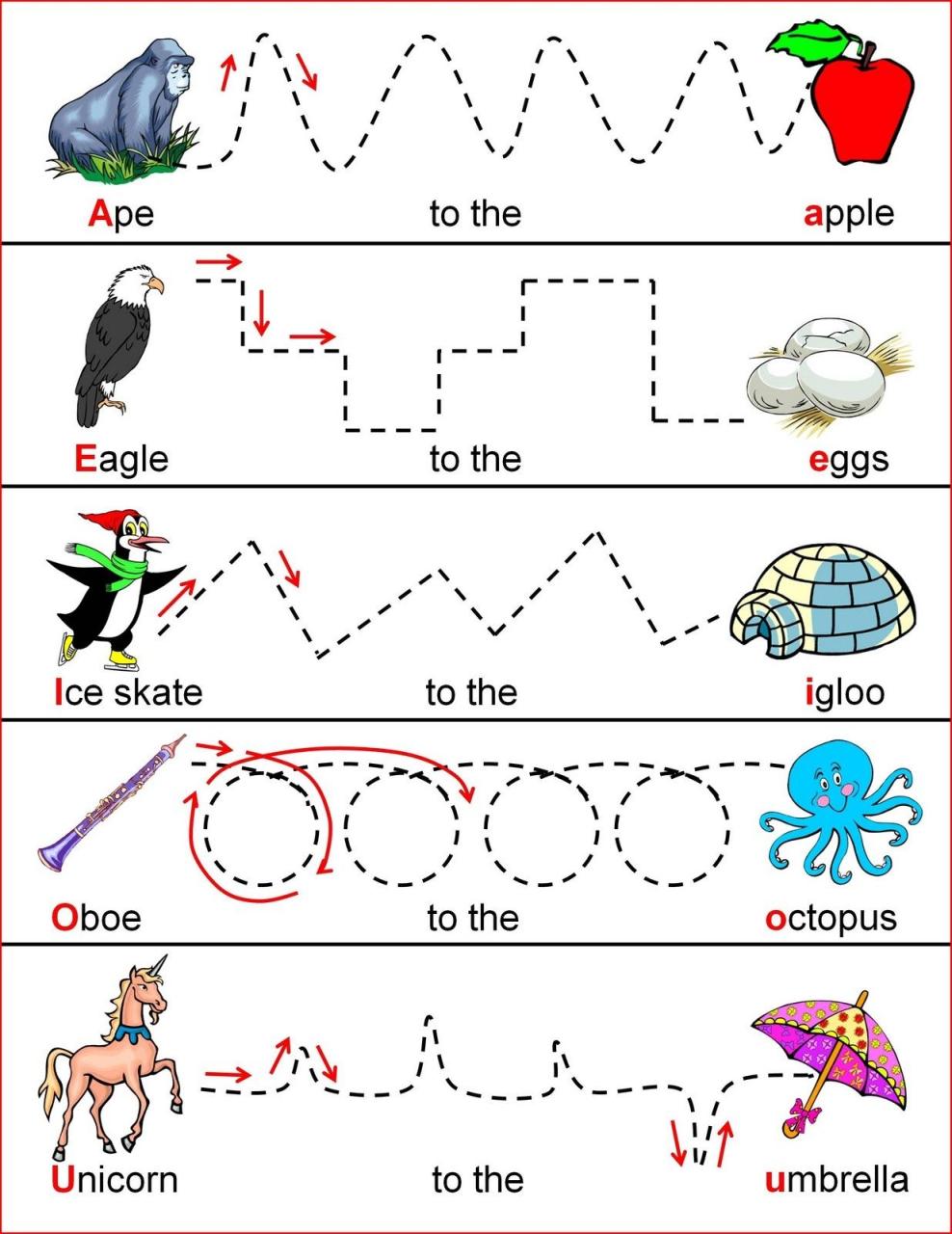 Printable Learning Activities For 2 Year Olds