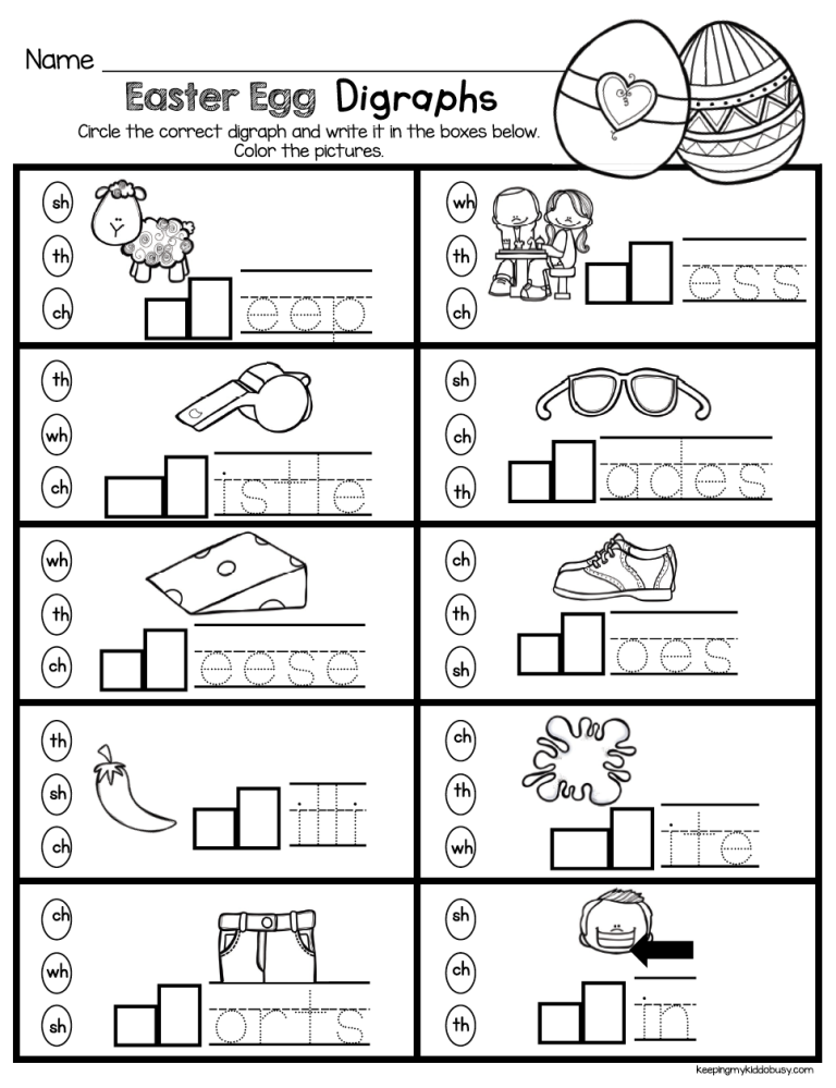 Language Worksheets For Kindergarten