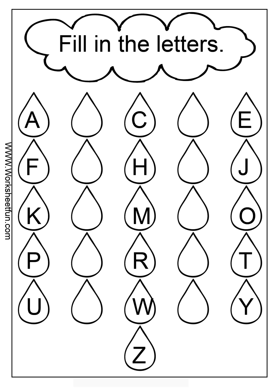 Letter A Worksheets For Kindergarten