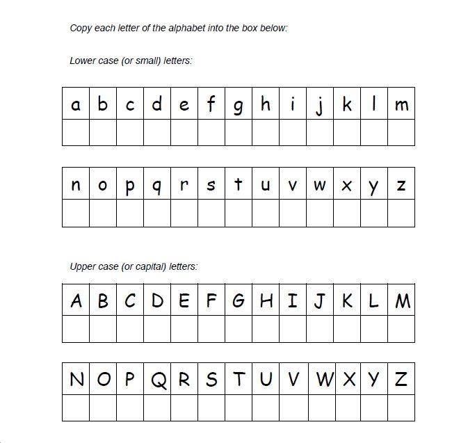 Capital Letters English Alphabet Writing Practice Book Pdf