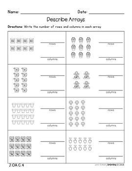 2nd Grade Repeated Addition Worksheets With Pictures