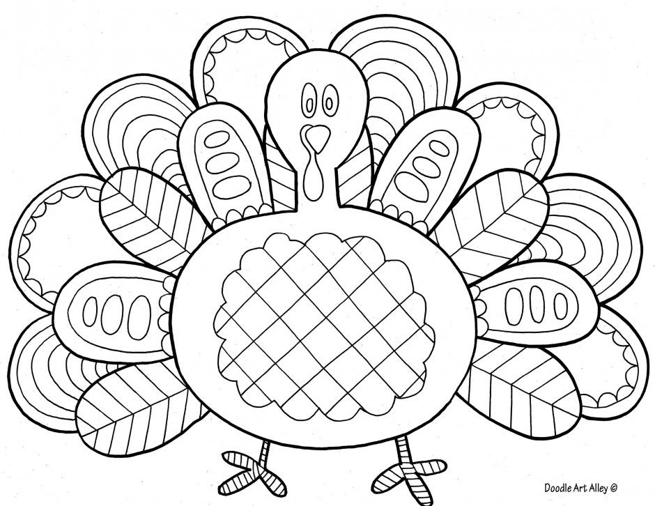 Printable Thanksgiving Coloring Sheets