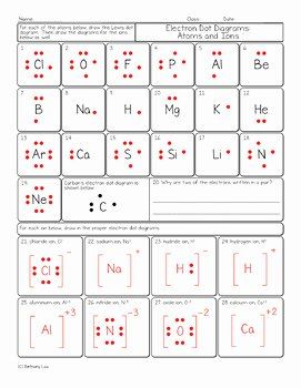 Lewis Structure Worksheet Answers