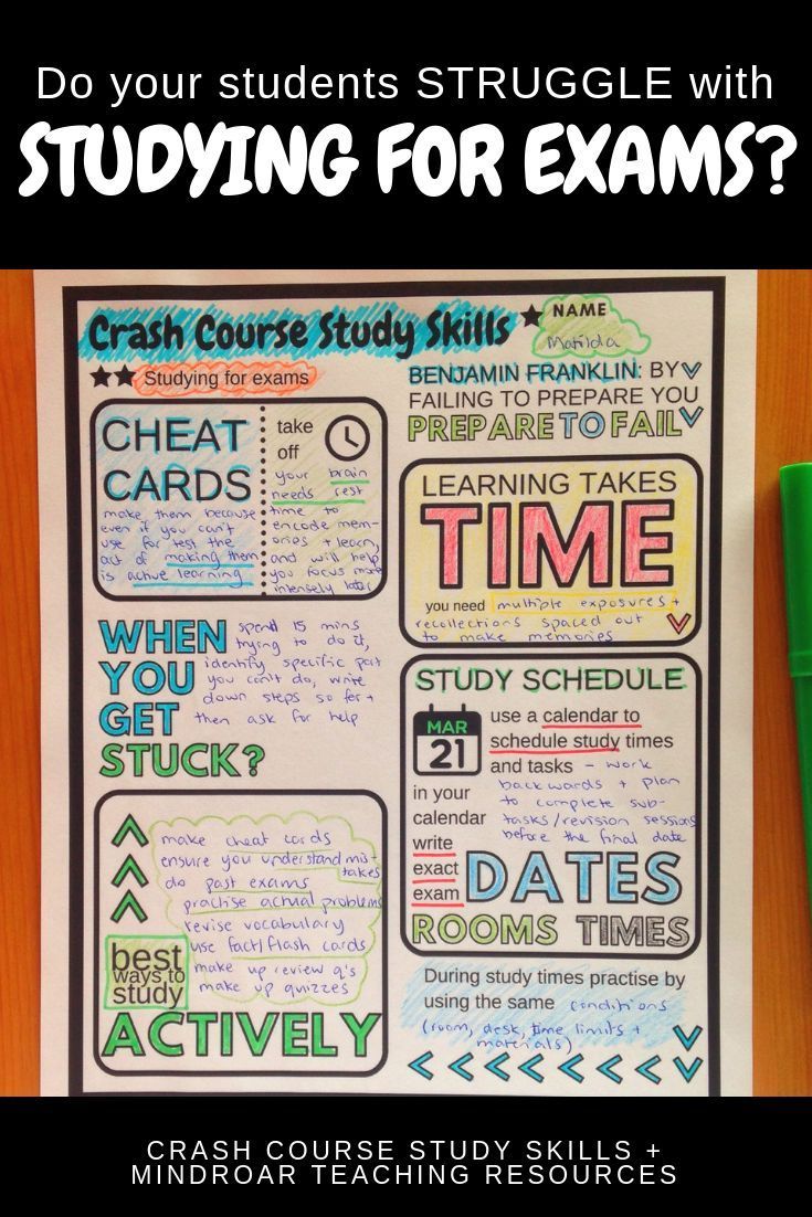 Crash Course Study Skills Worksheets Kidsworksheetfun