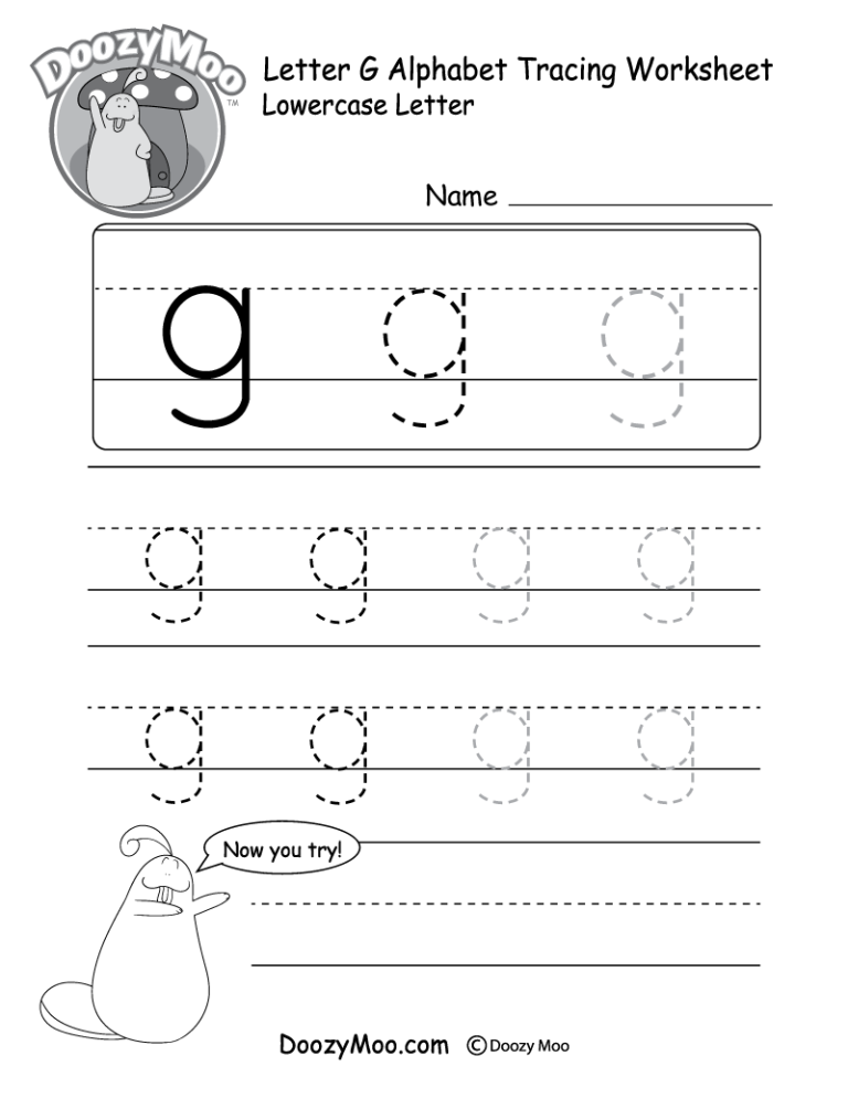 Letter G Worksheets For Kindergarten