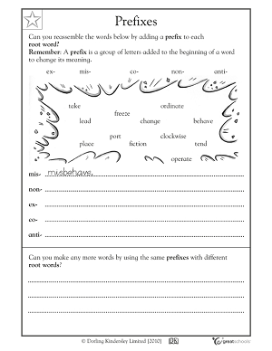 Root Words Worksheet 5th Grade