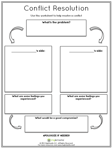 Child Therapy Worksheets