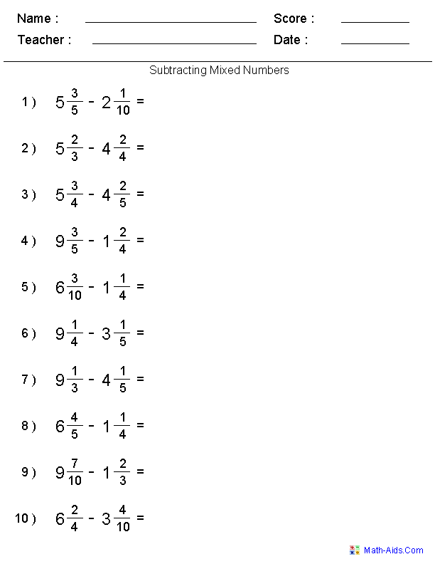 Multiplying Fractions By Whole Numbers Worksheets Pdf