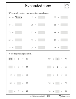 2nd Grade Expanded Form Worksheets With Answers