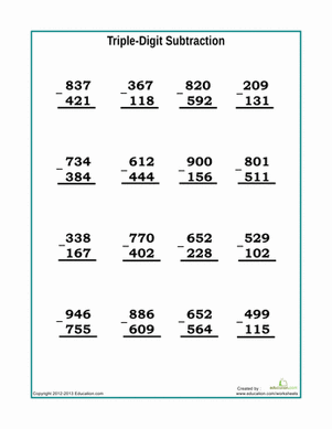 3-digit Addition With Regrouping Worksheets 3rd Grade