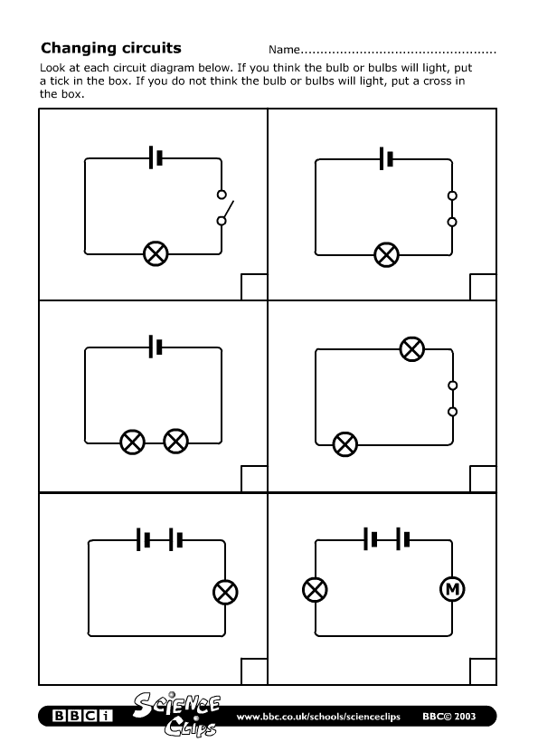 Circuits Worksheet