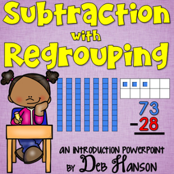 2 Digit Subtraction With Regrouping Powerpoint