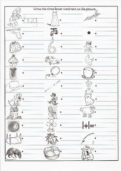 1st Grade Cvc Words Worksheets For Grade 1