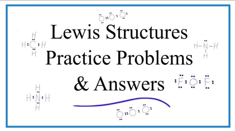 Lewis Structure Worksheet #3