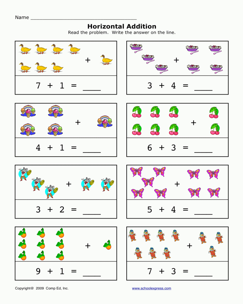 110 Addition Worksheets Math Worksheets Printable