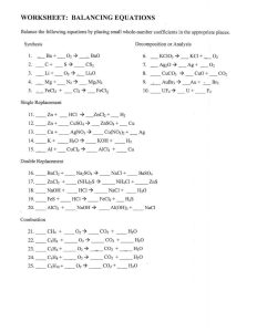 Download balancing equations 28 Chemical equation, Chemistry