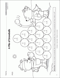 1st Grade Math Worksheets Free App Brian Harrington's Addition Worksheets