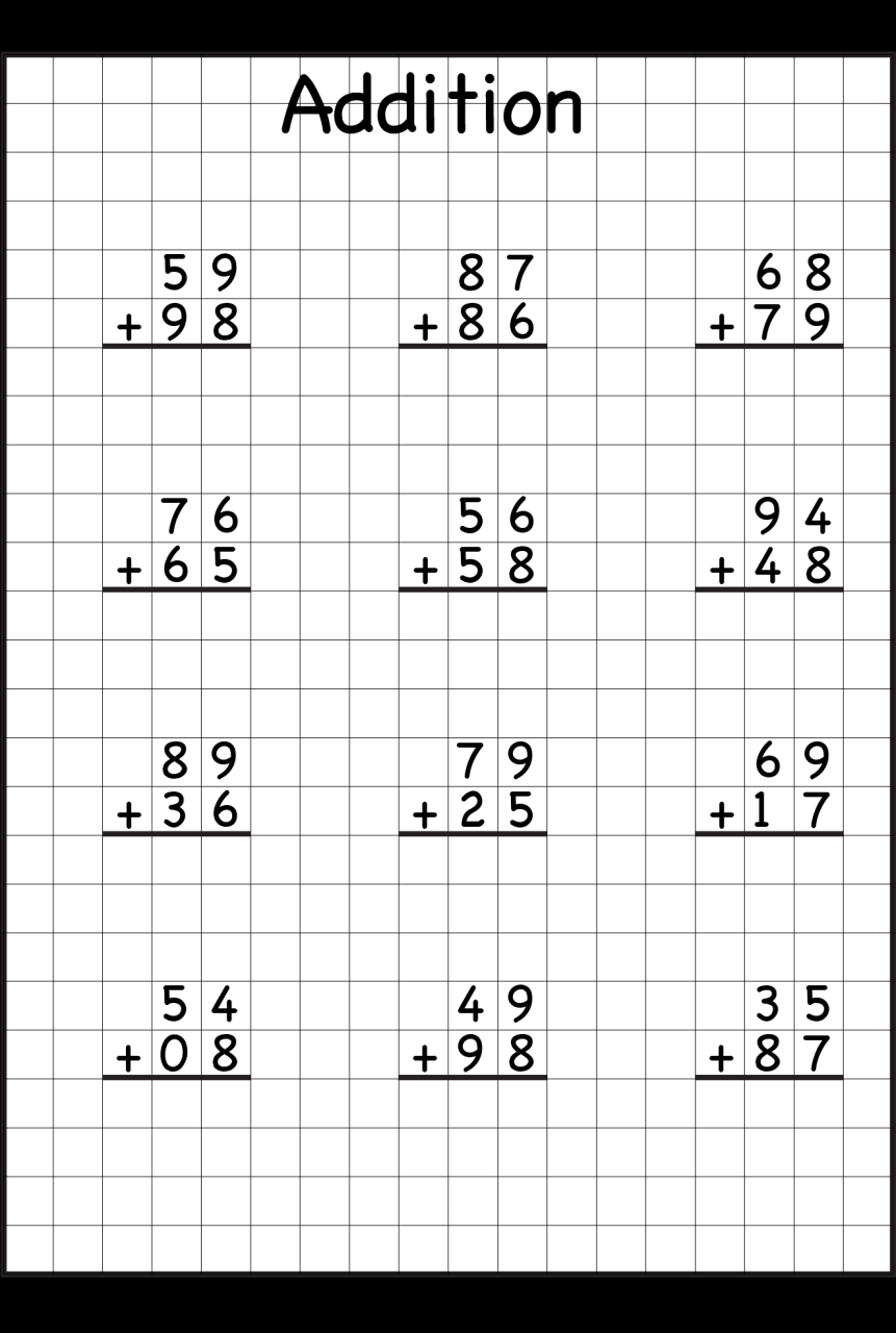addition regrouping Teaching Math Pinterest Math, Worksheets and