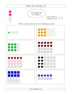 Free Fraction Worksheets for Grade 3 Pictures 3rd Grade Free