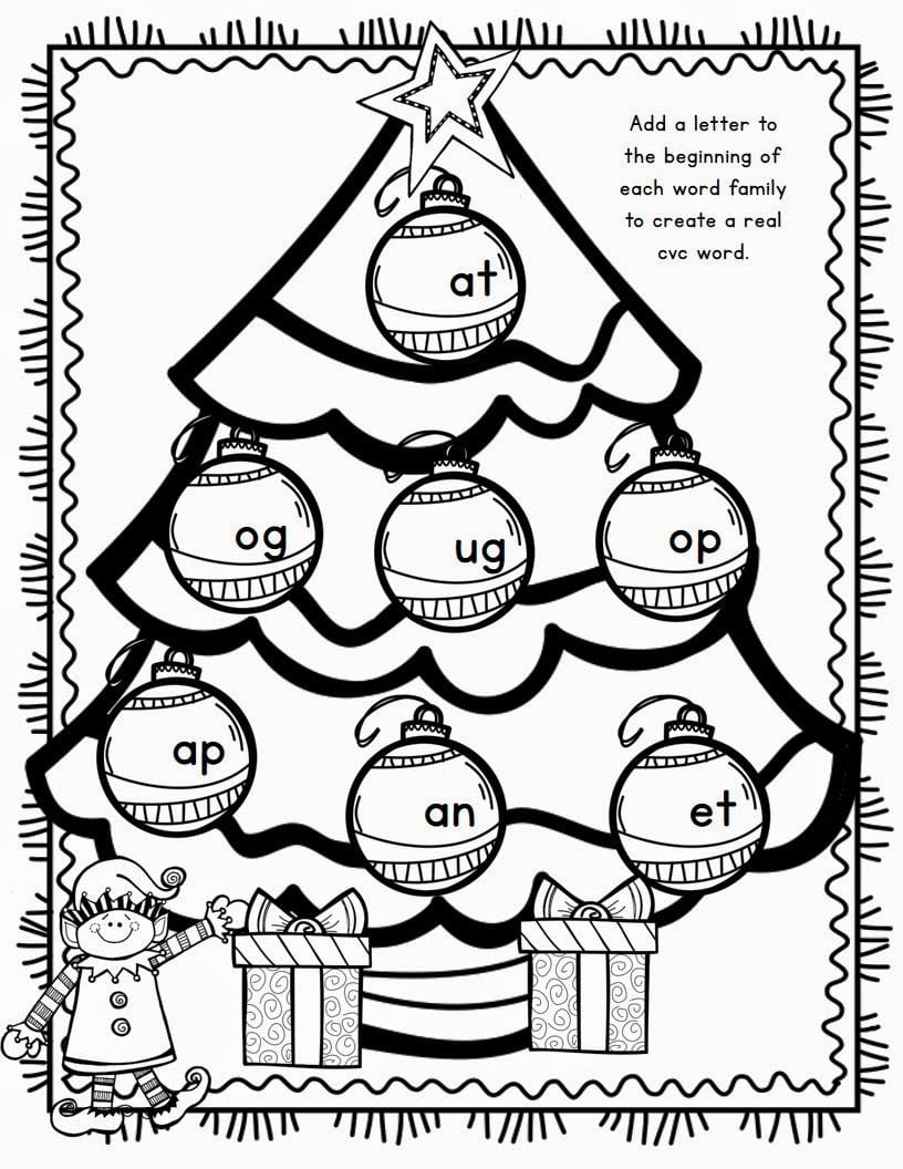 First Grade Christmas Coloring Pages NEO Coloring