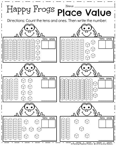 Place Value Worksheets 1st Grade Free