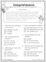 Multiple Choice Reading Comprehension Worksheets 3rd Grade