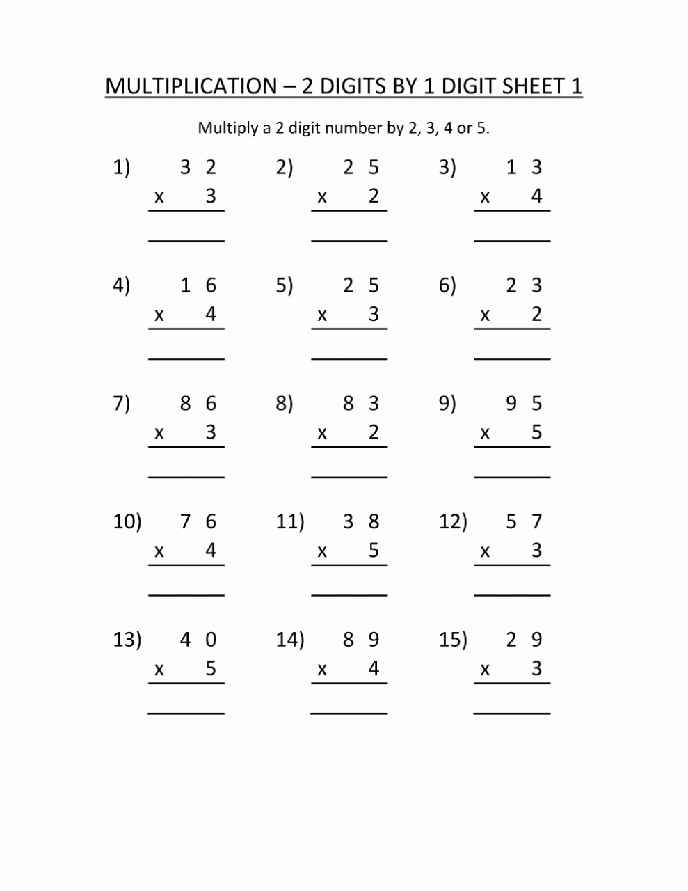 Multiplication Coloring Worksheets 3Rd Grade