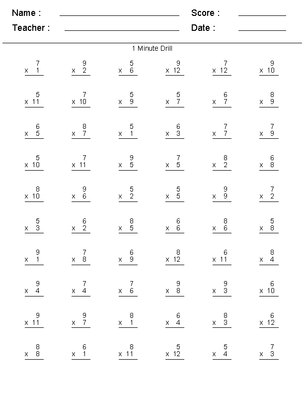 Multiplication Coloring Worksheets Grade 3 Pdf